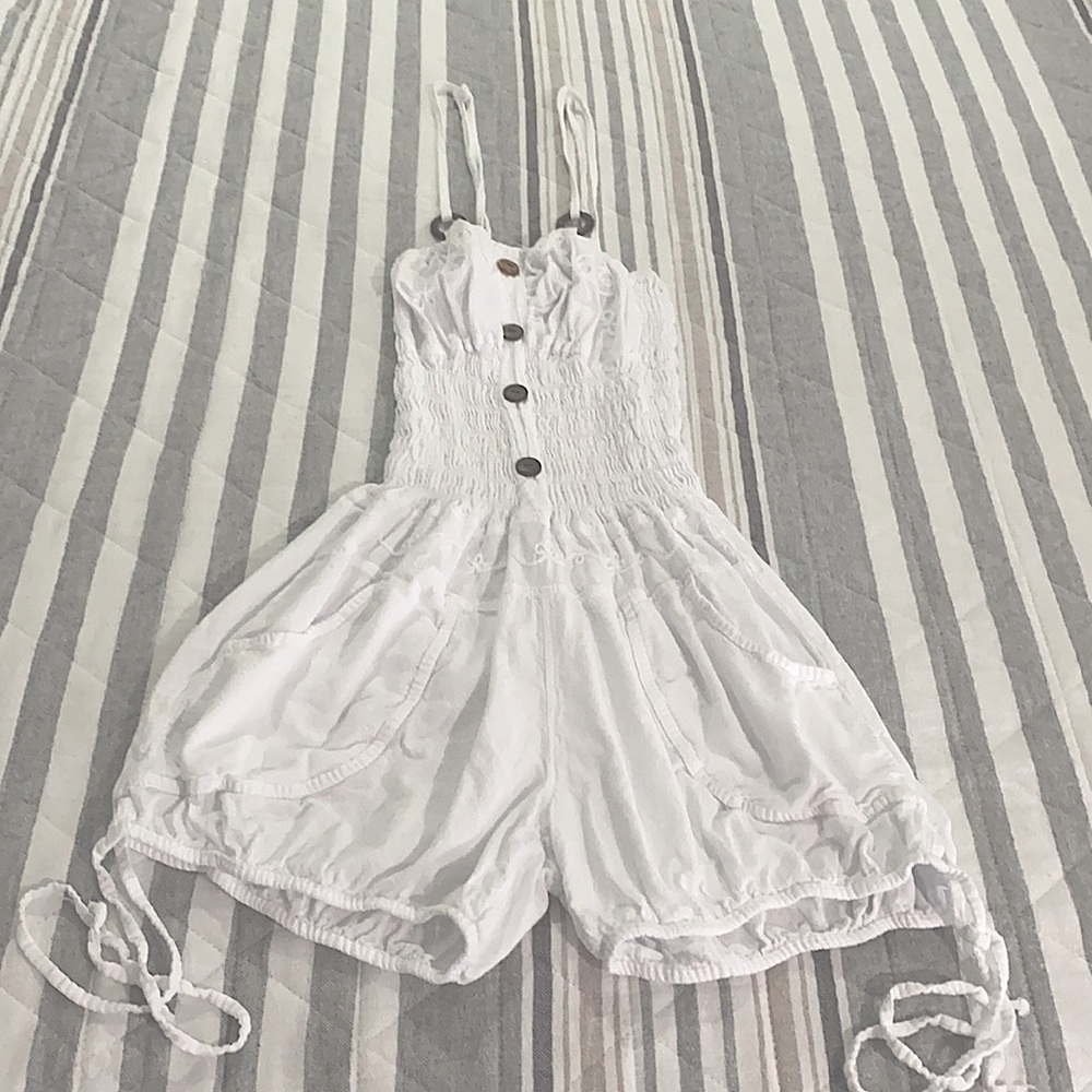 WHITE ROMPER Cotton Collection 100% cotton